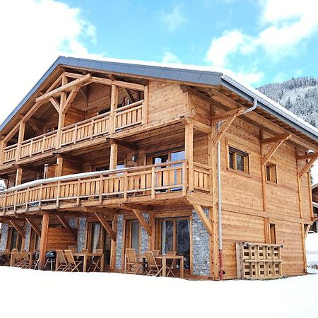Demi-Chalet Vadel La Panthiaz 15 Pers 5 Chambres Abondance エクステリア 写真