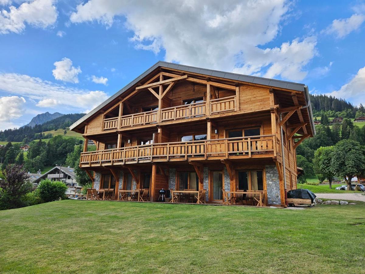 Demi-Chalet Vadel La Panthiaz 15 Pers 5 Chambres Abondance エクステリア 写真
