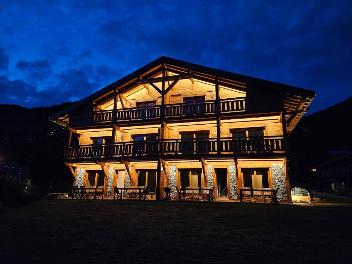 Demi-Chalet Vadel La Panthiaz 15 Pers 5 Chambres Abondance エクステリア 写真