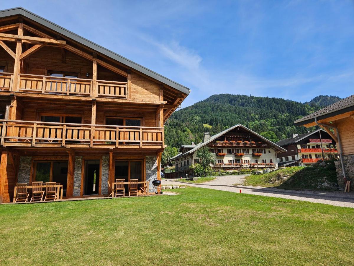 Demi-Chalet Vadel La Panthiaz 15 Pers 5 Chambres Abondance エクステリア 写真