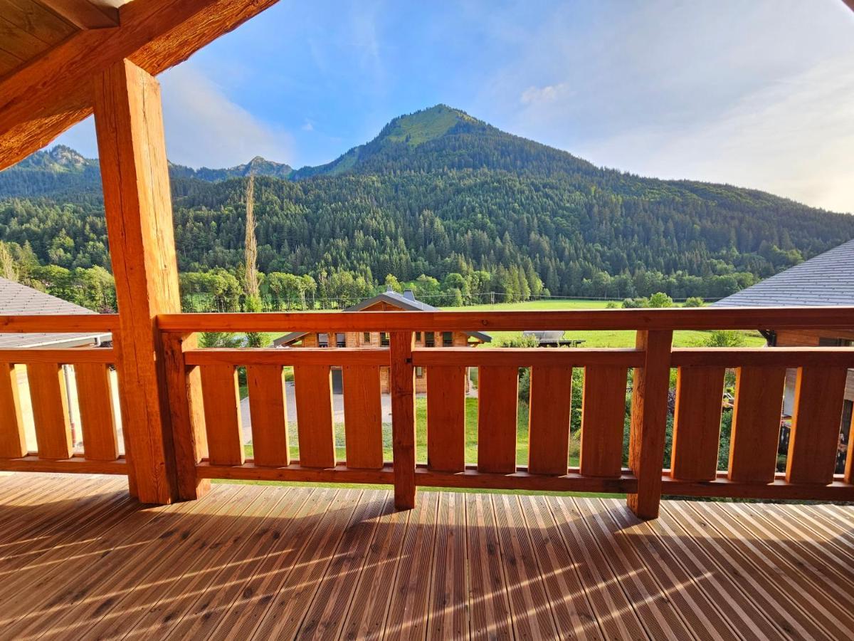 Demi-Chalet Vadel La Panthiaz 15 Pers 5 Chambres Abondance エクステリア 写真