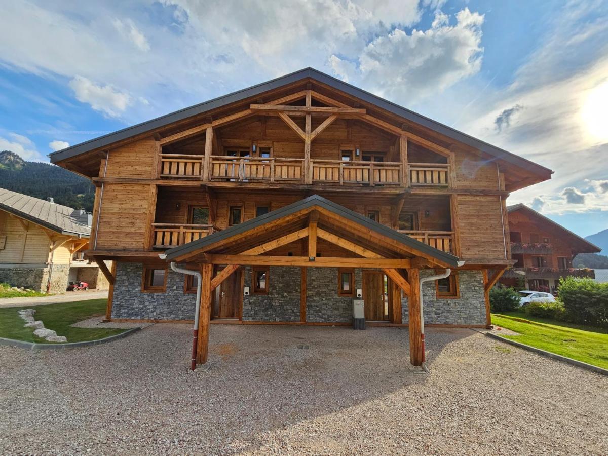 Demi-Chalet Vadel La Panthiaz 15 Pers 5 Chambres Abondance エクステリア 写真