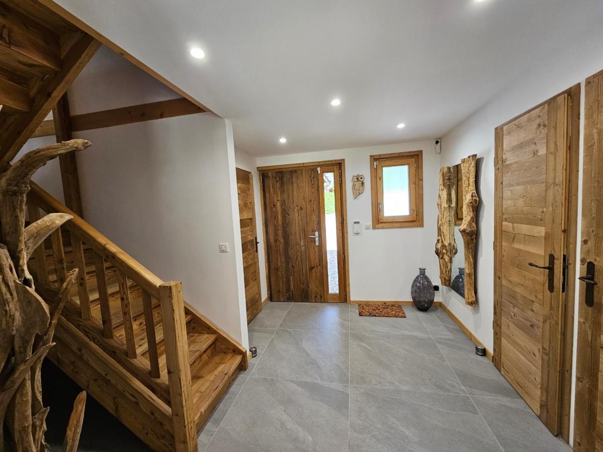 Demi-Chalet Vadel La Panthiaz 15 Pers 5 Chambres Abondance エクステリア 写真