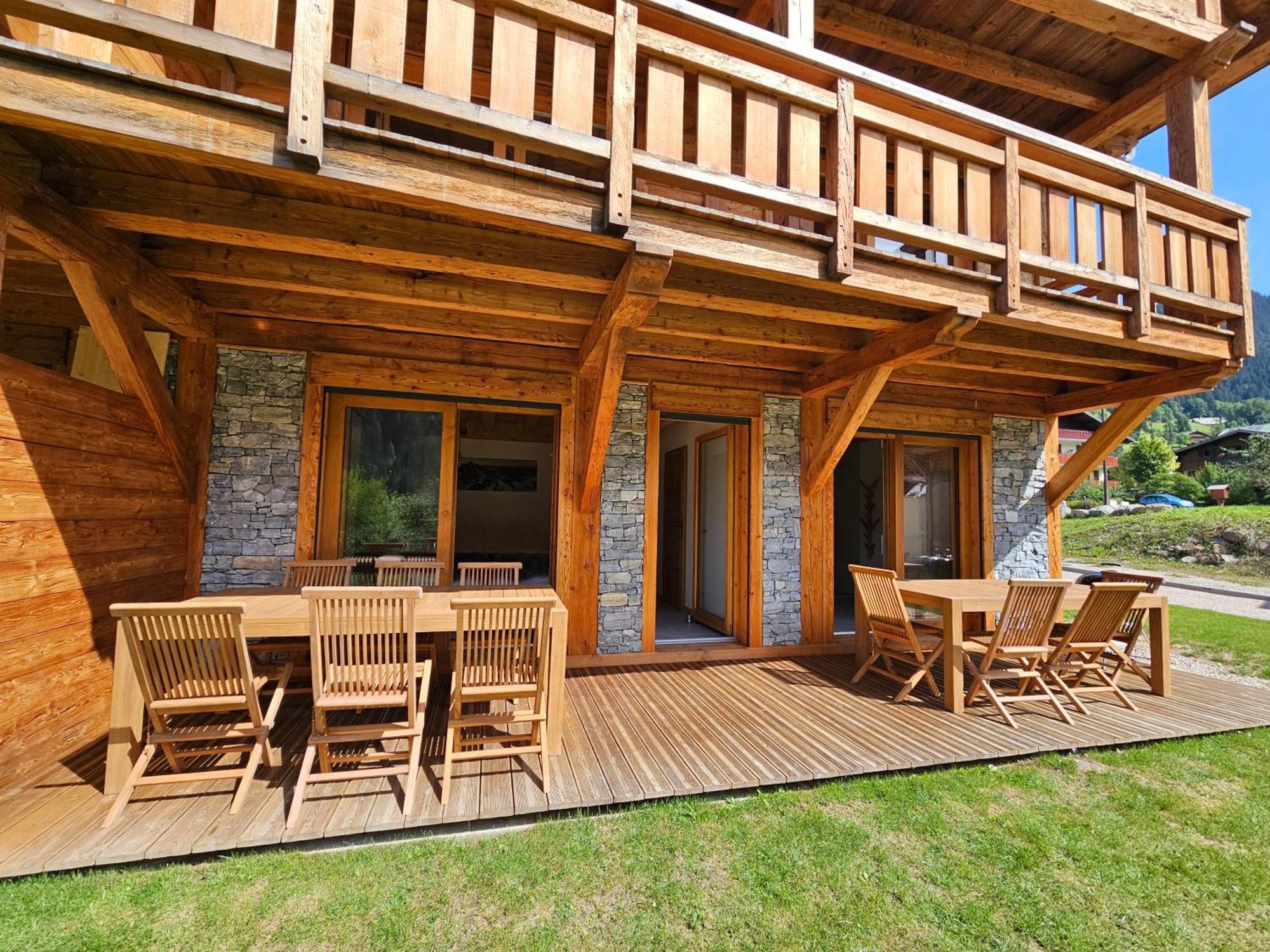Demi-Chalet Vadel La Panthiaz 15 Pers 5 Chambres Abondance エクステリア 写真