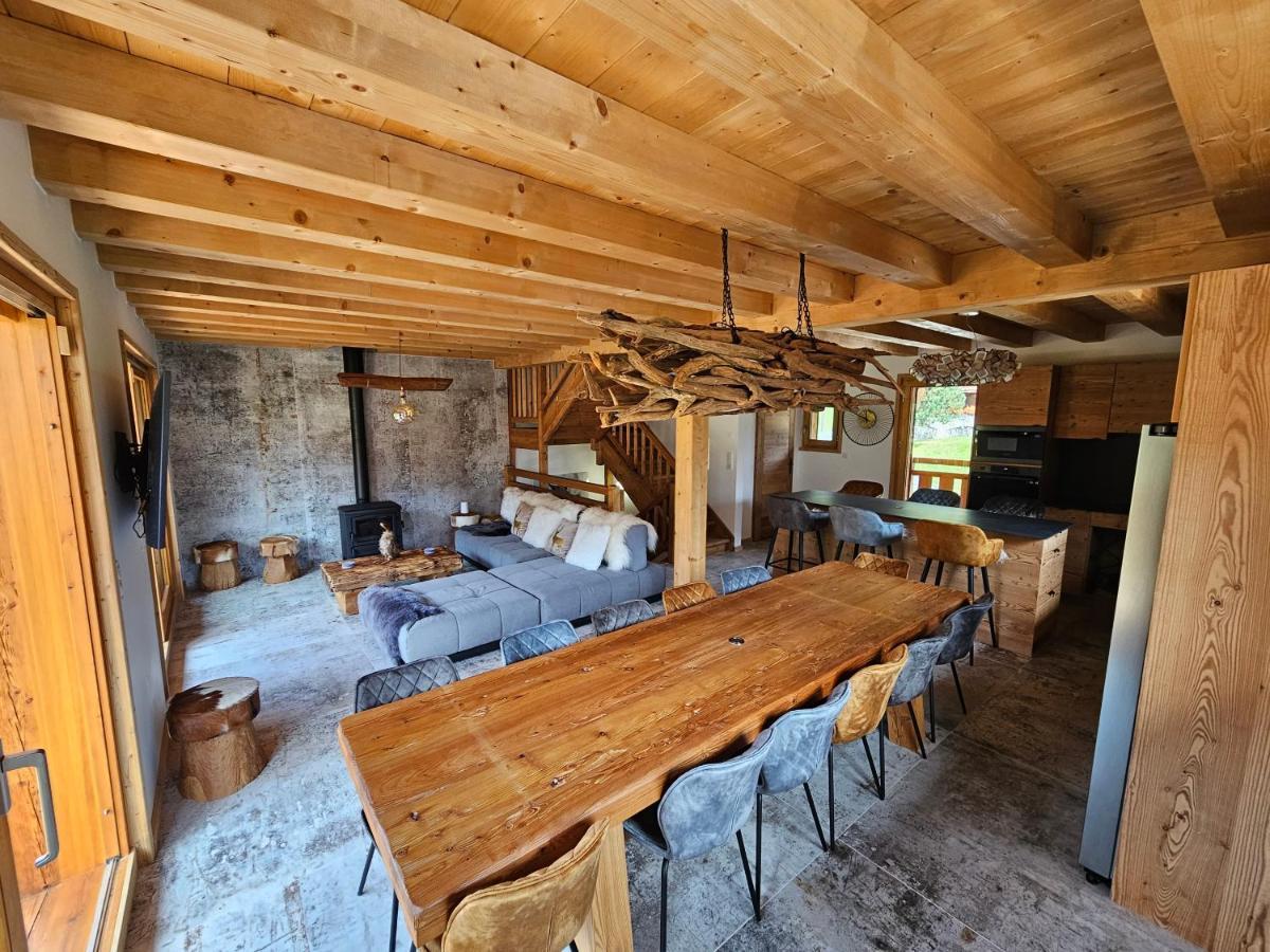 Demi-Chalet Vadel La Panthiaz 15 Pers 5 Chambres Abondance エクステリア 写真