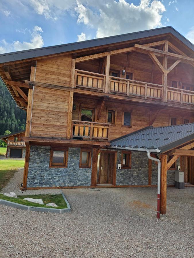 Demi-Chalet Vadel La Panthiaz 15 Pers 5 Chambres Abondance エクステリア 写真
