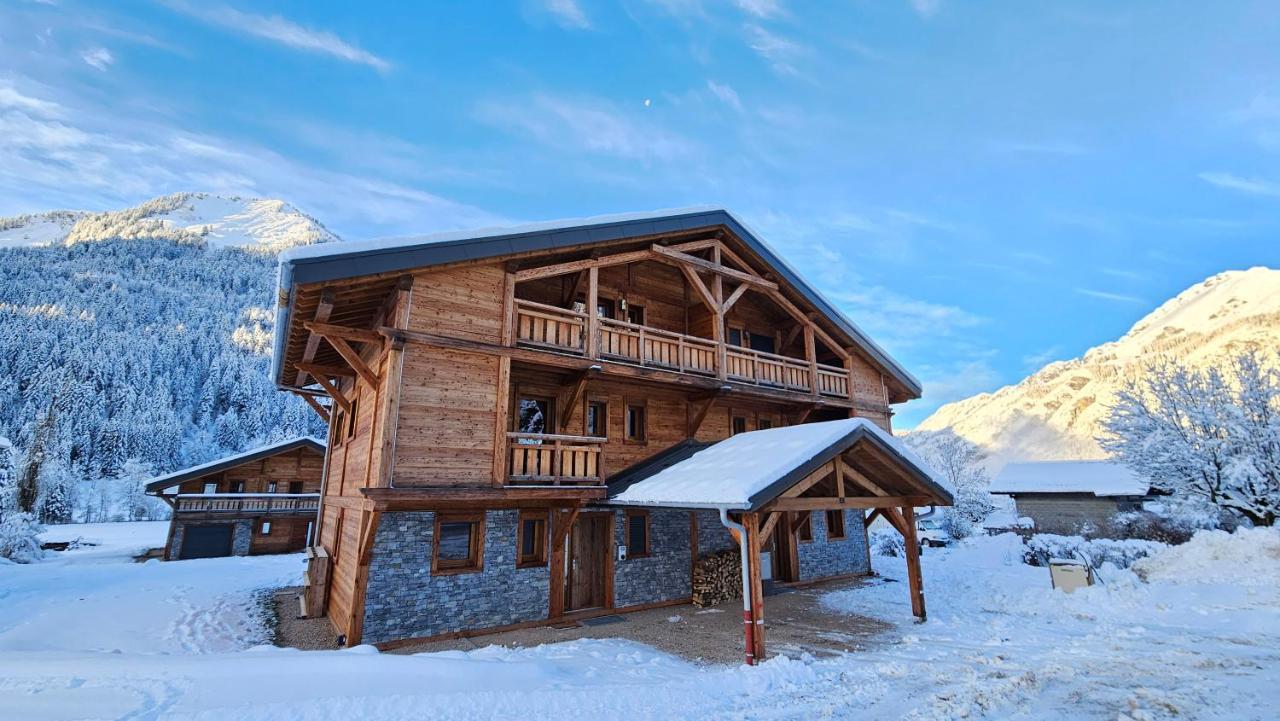 Demi-Chalet Vadel La Panthiaz 15 Pers 5 Chambres Abondance エクステリア 写真