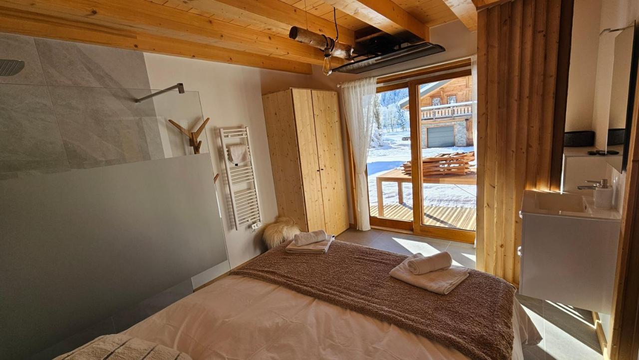 Demi-Chalet Vadel La Panthiaz 15 Pers 5 Chambres Abondance エクステリア 写真