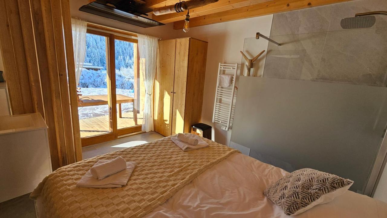 Demi-Chalet Vadel La Panthiaz 15 Pers 5 Chambres Abondance エクステリア 写真