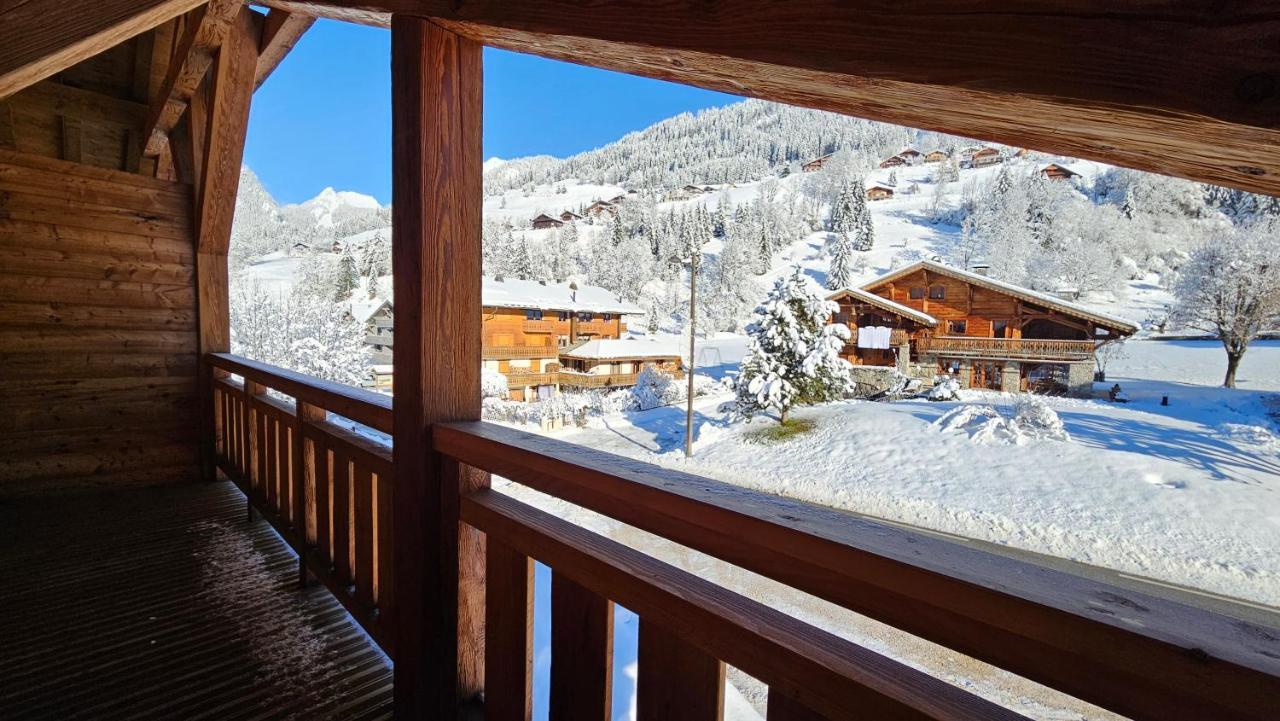 Demi-Chalet Vadel La Panthiaz 15 Pers 5 Chambres Abondance エクステリア 写真