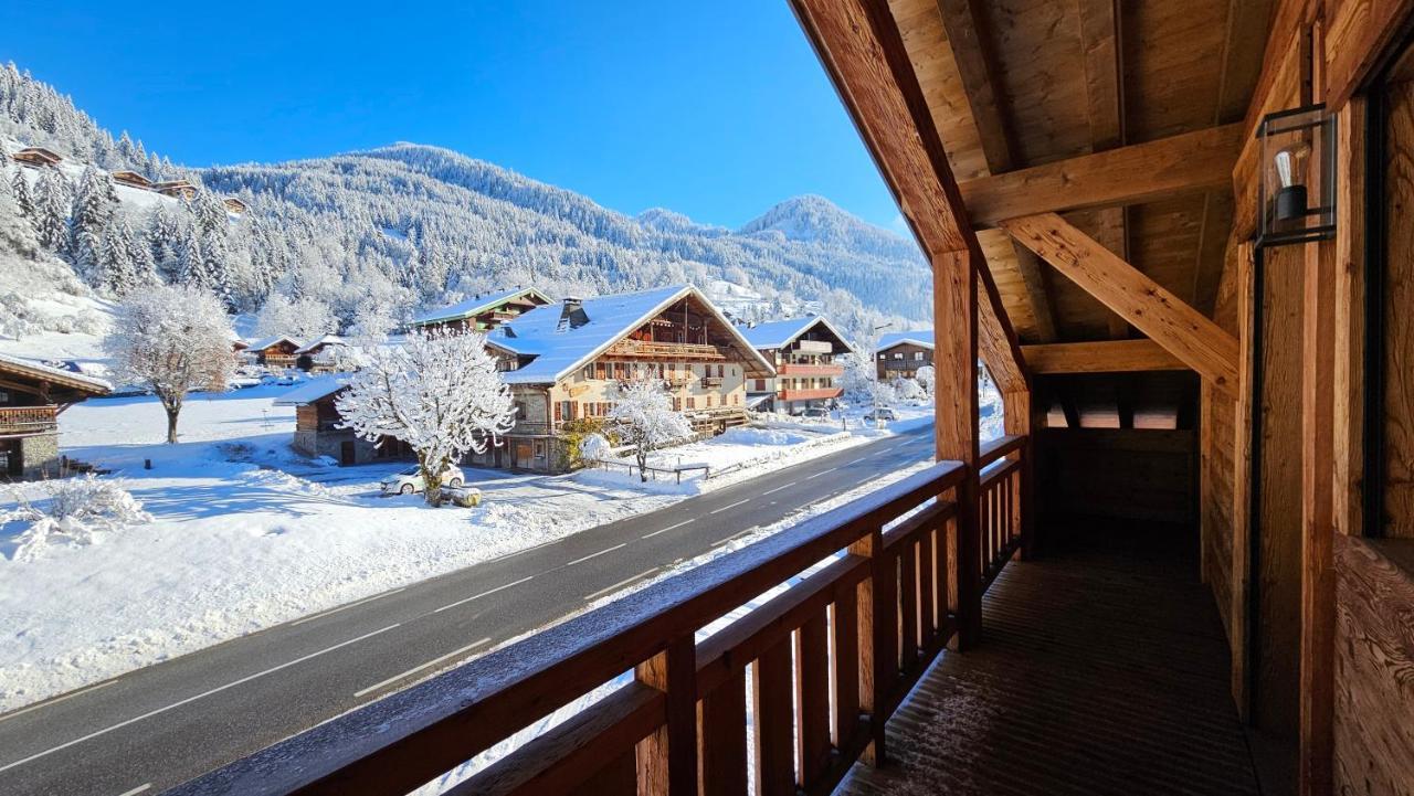 Demi-Chalet Vadel La Panthiaz 15 Pers 5 Chambres Abondance エクステリア 写真