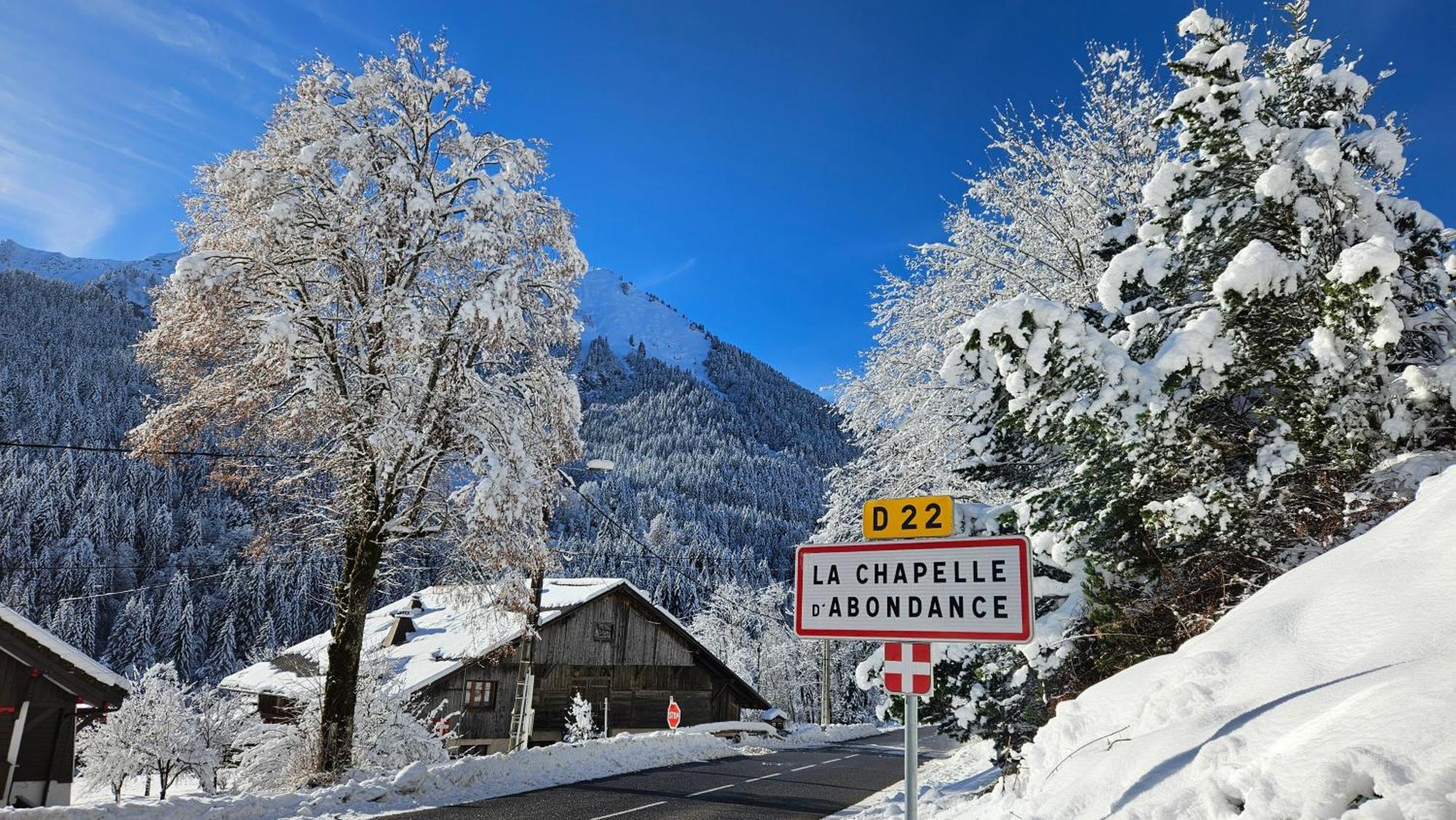 Demi-Chalet Vadel La Panthiaz 15 Pers 5 Chambres Abondance エクステリア 写真