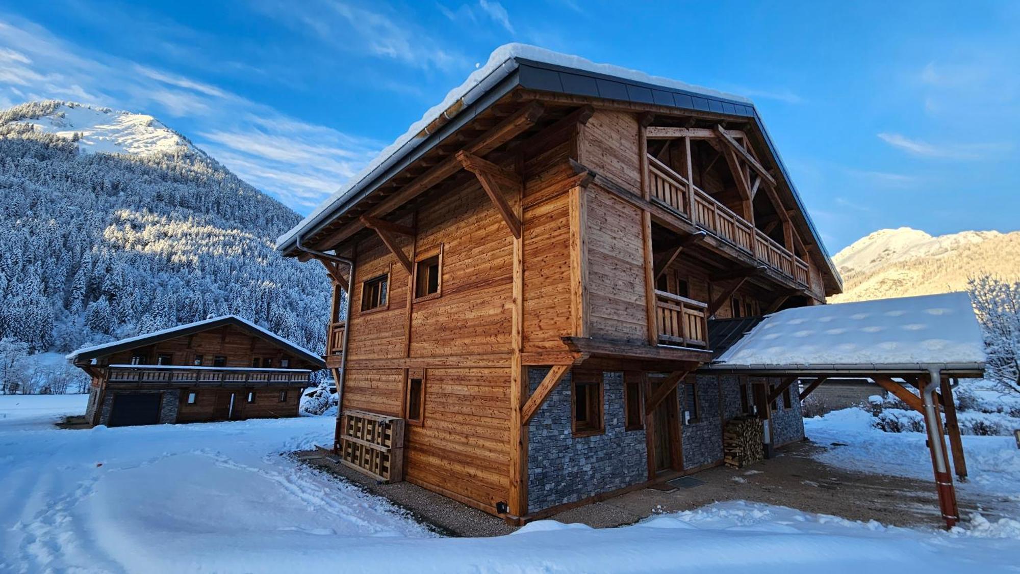 Demi-Chalet Vadel La Panthiaz 15 Pers 5 Chambres Abondance エクステリア 写真