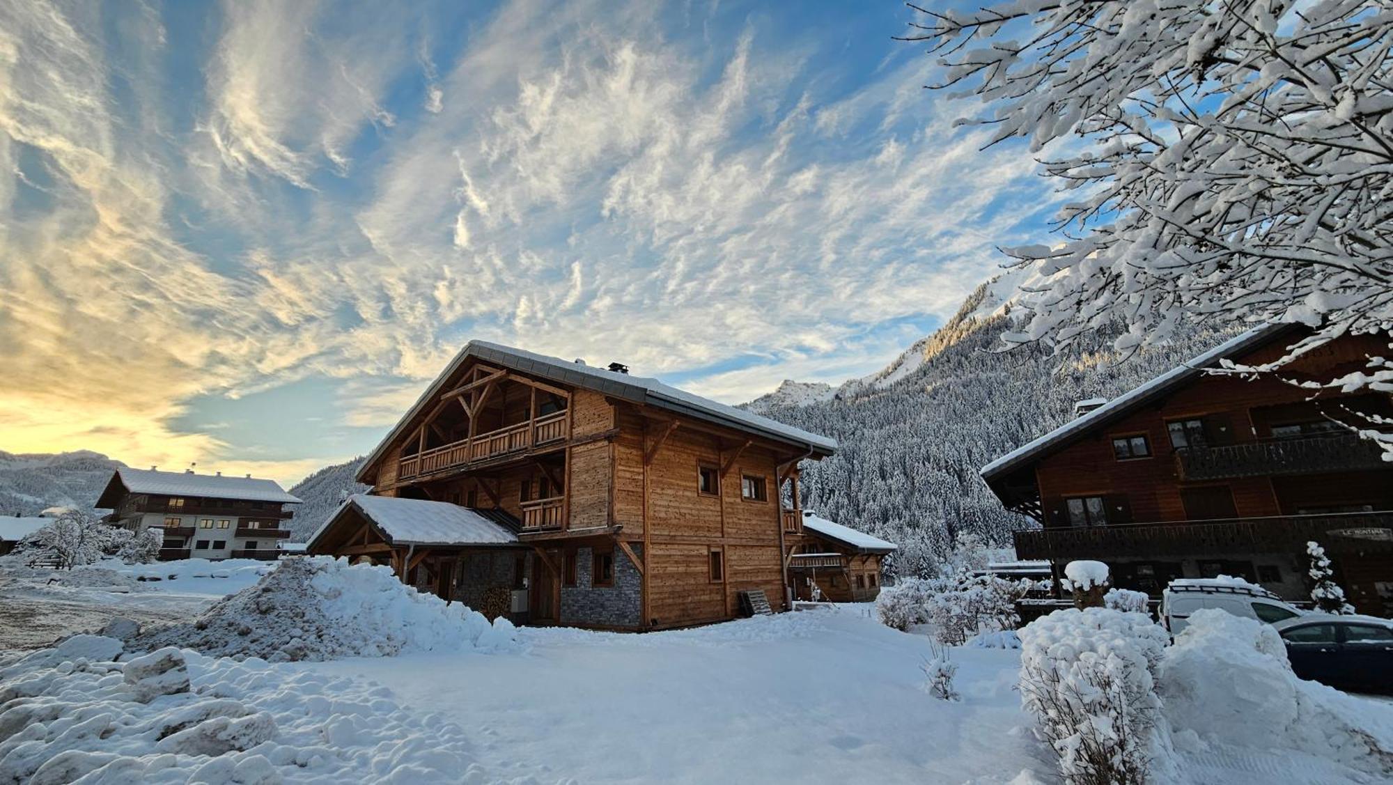 Demi-Chalet Vadel La Panthiaz 15 Pers 5 Chambres Abondance エクステリア 写真